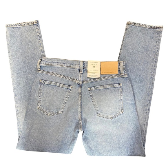 NWT Citizens of Humanity The Adler Tapered Classic Slim Stretch Jeans Heli 31 - Picture 13 of 15